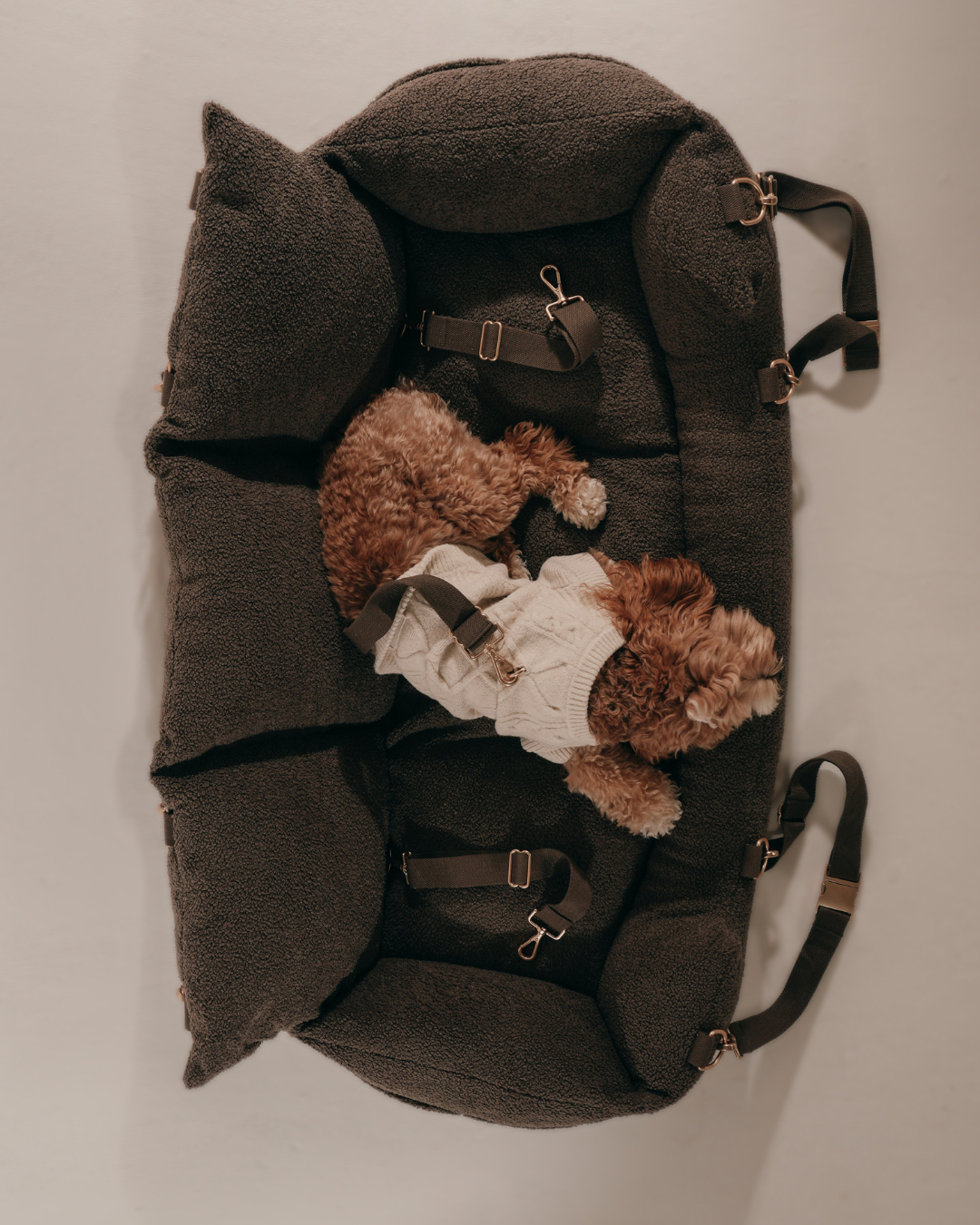 Extra Large Cozy Car Seat | Chocolate