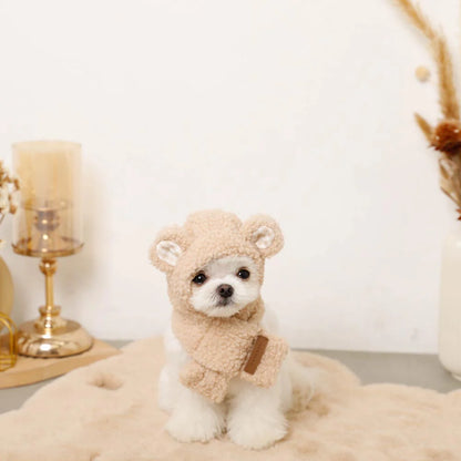 Bear Hood Scarf