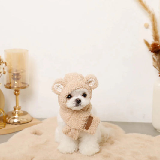 Bear Hood Scarf