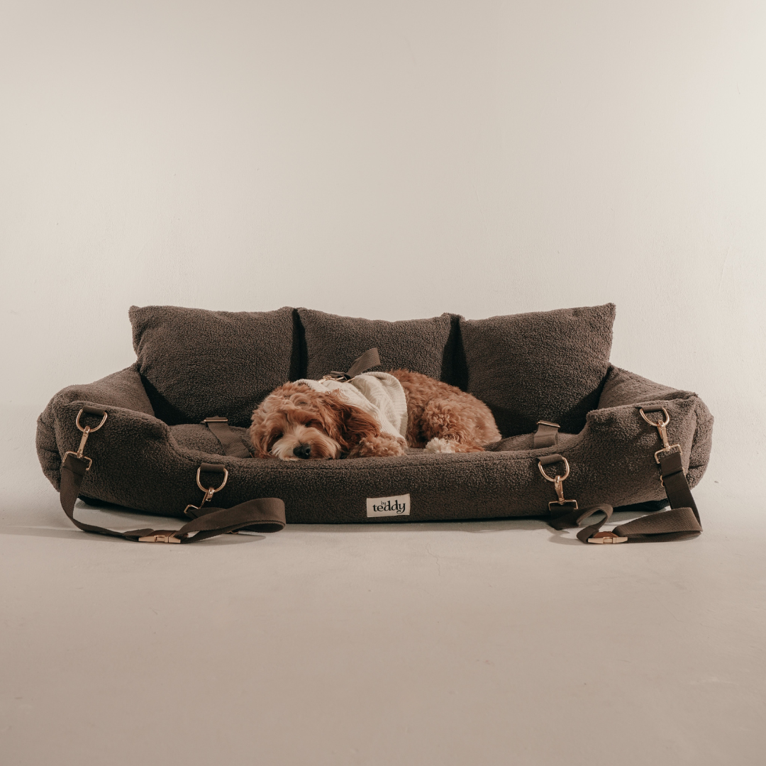 Extra Large Cozy Car Seat | Chocolate